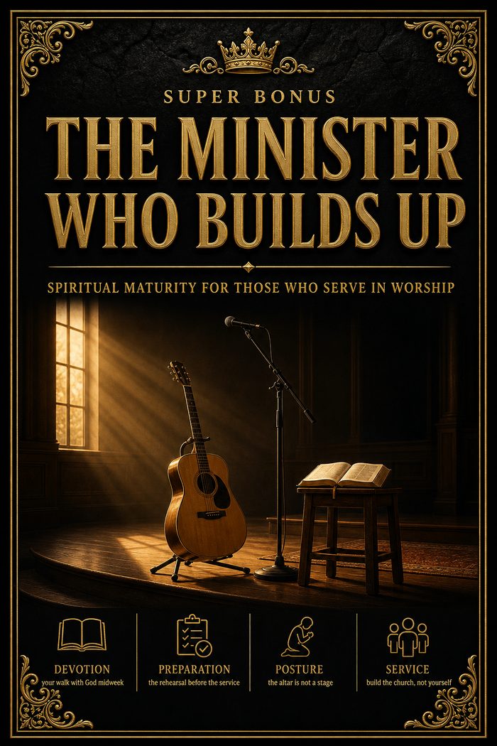 Cover of the super bonus The Worship Minister Who Builds Up